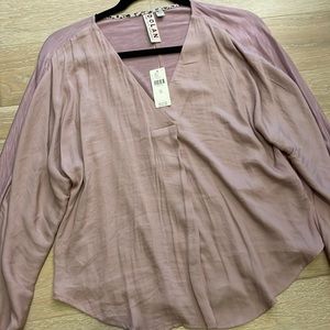 Anthropologie pink top